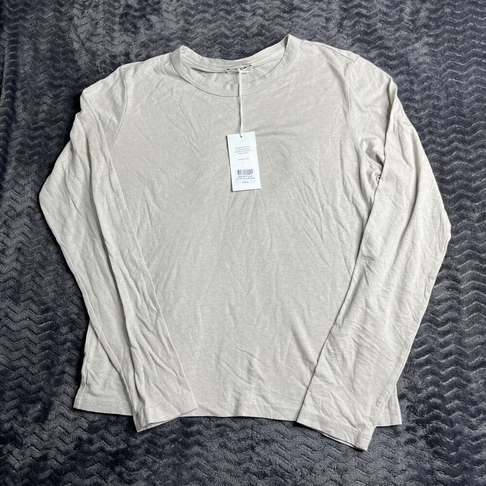 Buck Mason Sand Drift Cloud Jersey L/s Slim Crew Size L NWT